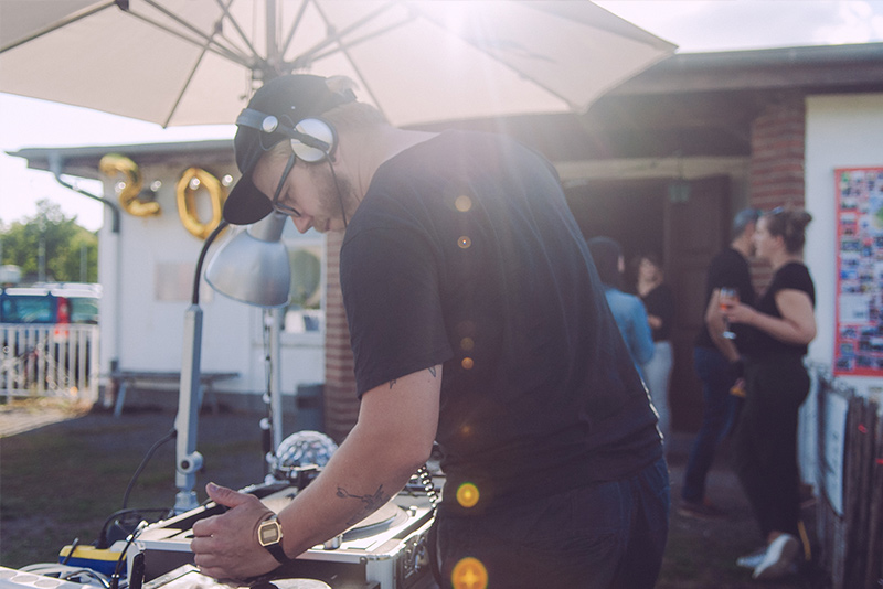 DJ Filburt beim 1000°DIGITAL Sommerfest