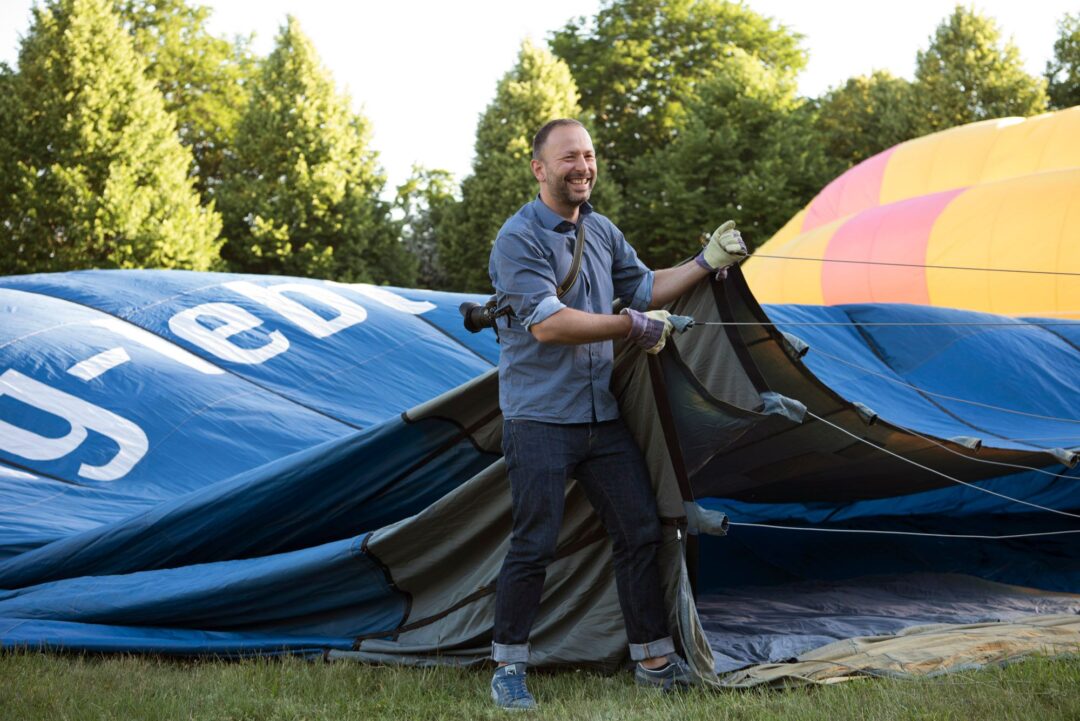 Daniel Stefan im Freien